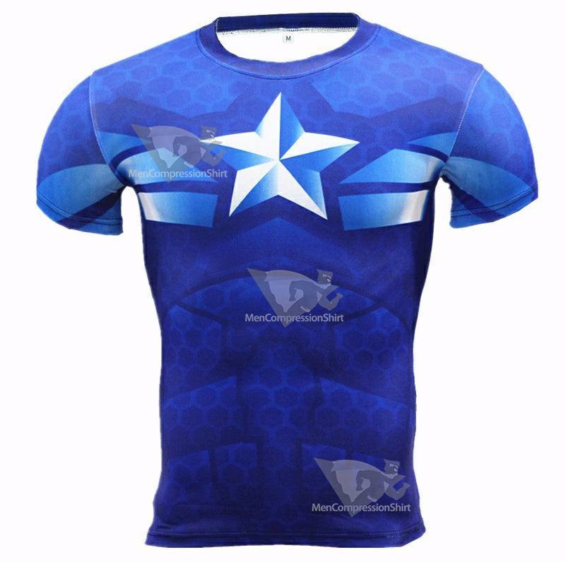 Rogers Short Sleeves Man Compression Shirts