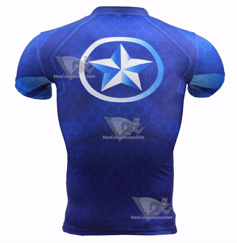 Rogers Short Sleeves Man Compression Shirts