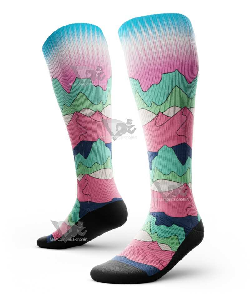 Rolling Hills Knee High Compression Socks
