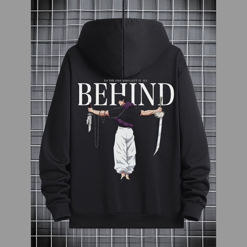 Jujutsu Kaisen Toji Fushiguro Classic Black Anime Unisex Hoodie