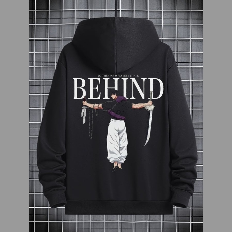 Jujutsu Kaisen Toji Fushiguro Classic Black Anime Unisex Hoodie