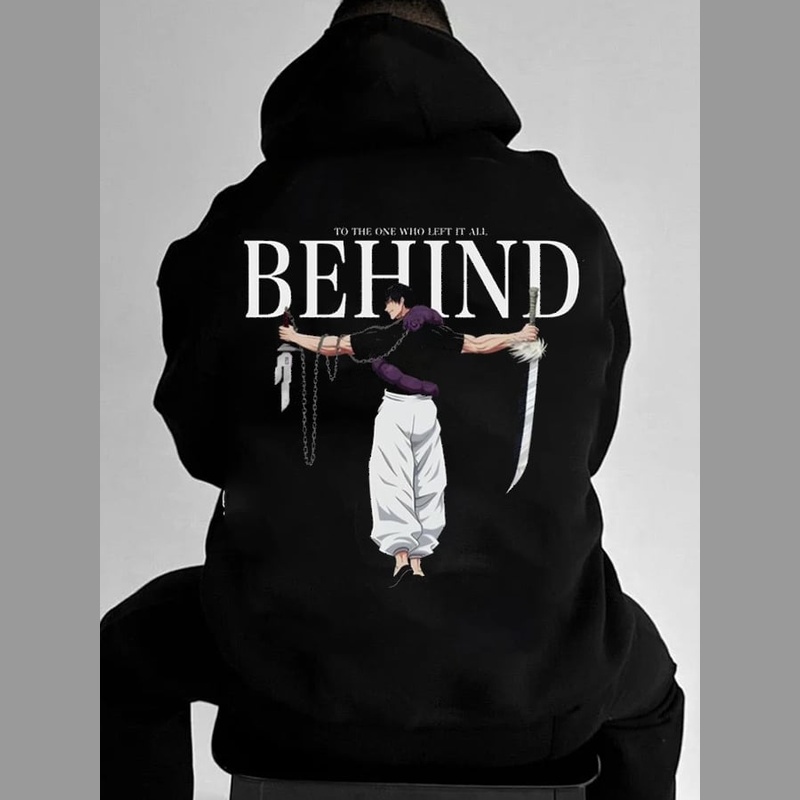 Jujutsu Kaisen Toji Fushiguro Classic Black Anime Unisex Hoodie