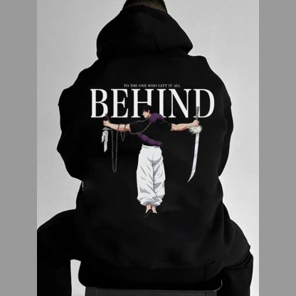 Jujutsu Kaisen Toji Fushiguro Classic Black Anime Unisex Hoodie