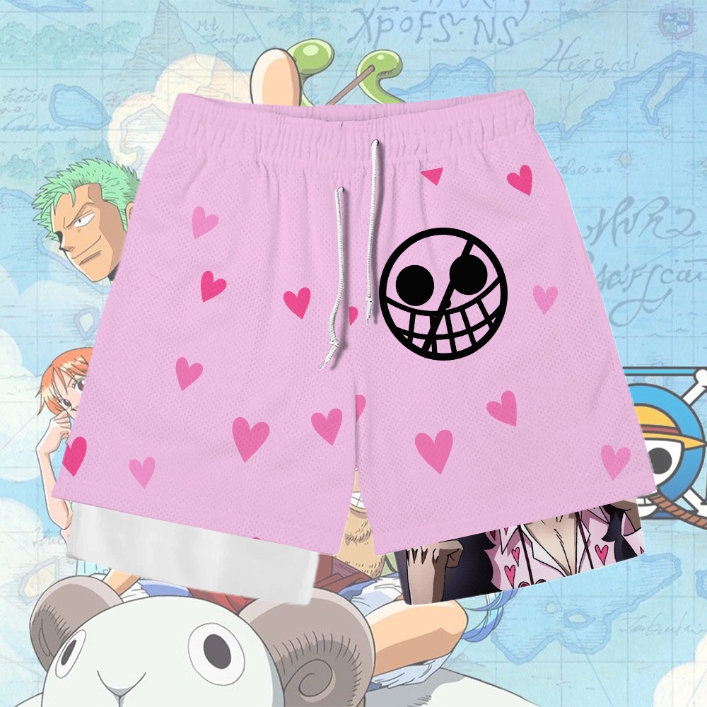Rosinante Anime Shorts Compression Gym Shorts