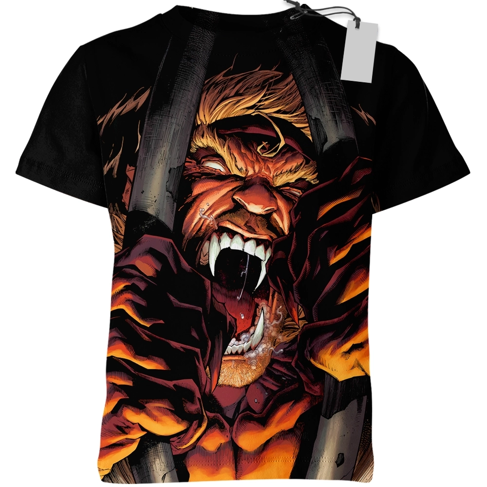 Sabretooth Superpower Heroes T-Shirt X-Men