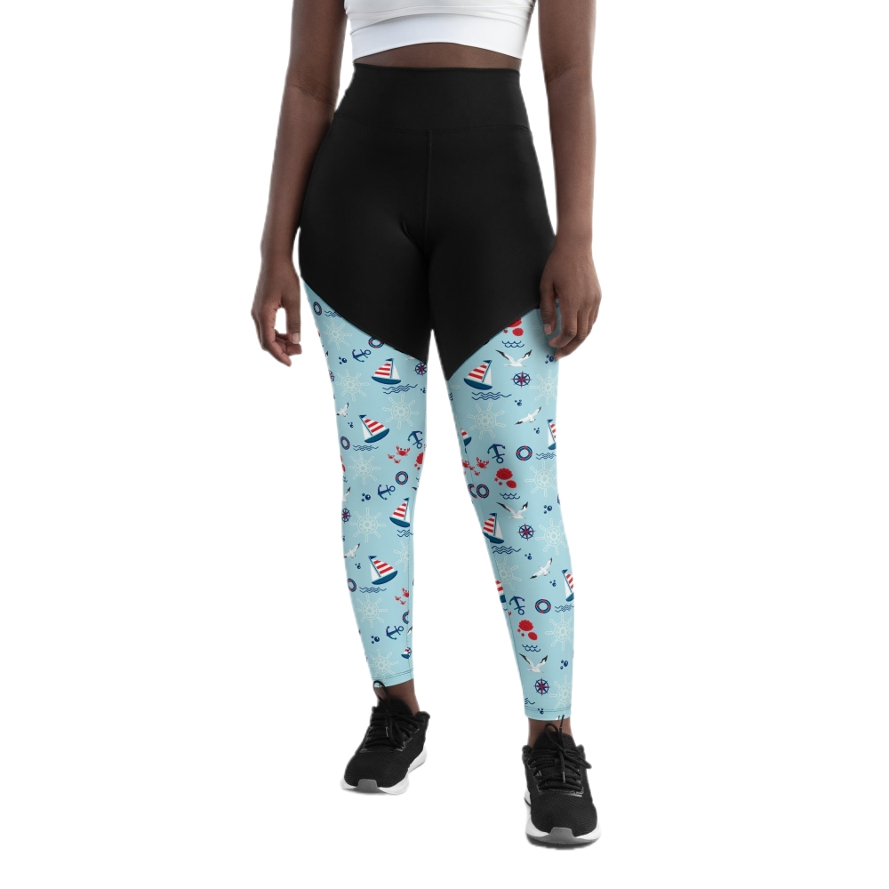 Sailing Boats Women Compression Legging