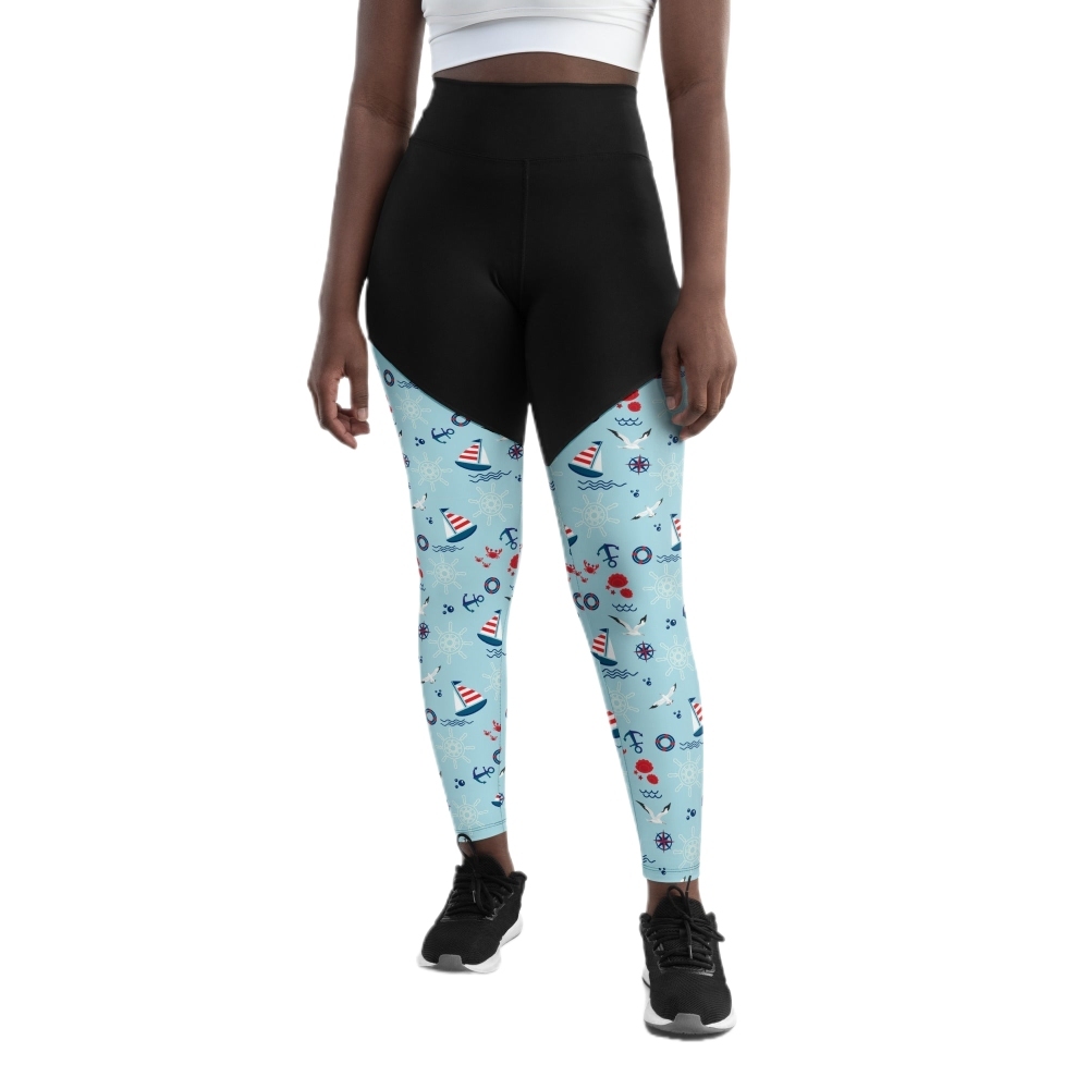 Sailing Boats Women Compression Legging