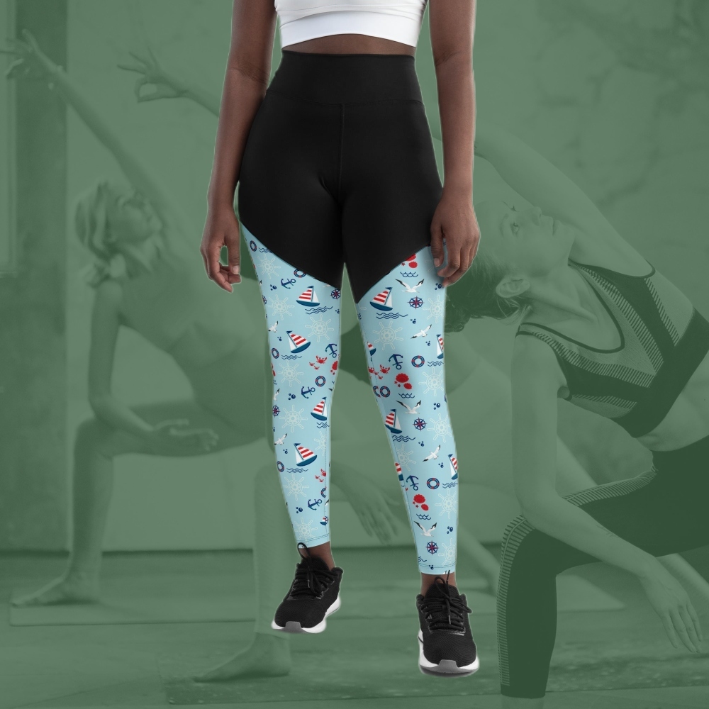 Sailing Boats Women Compression Legging