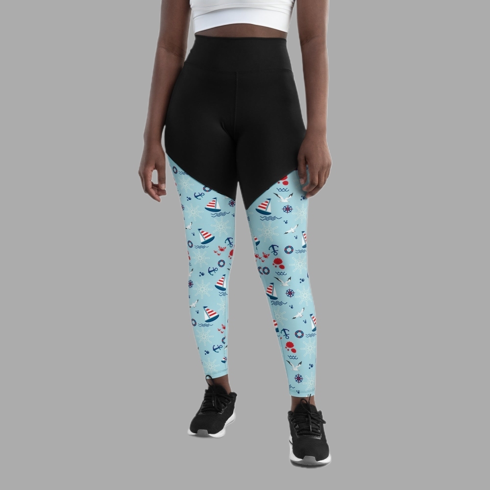Sailing Boats Women Compression Legging