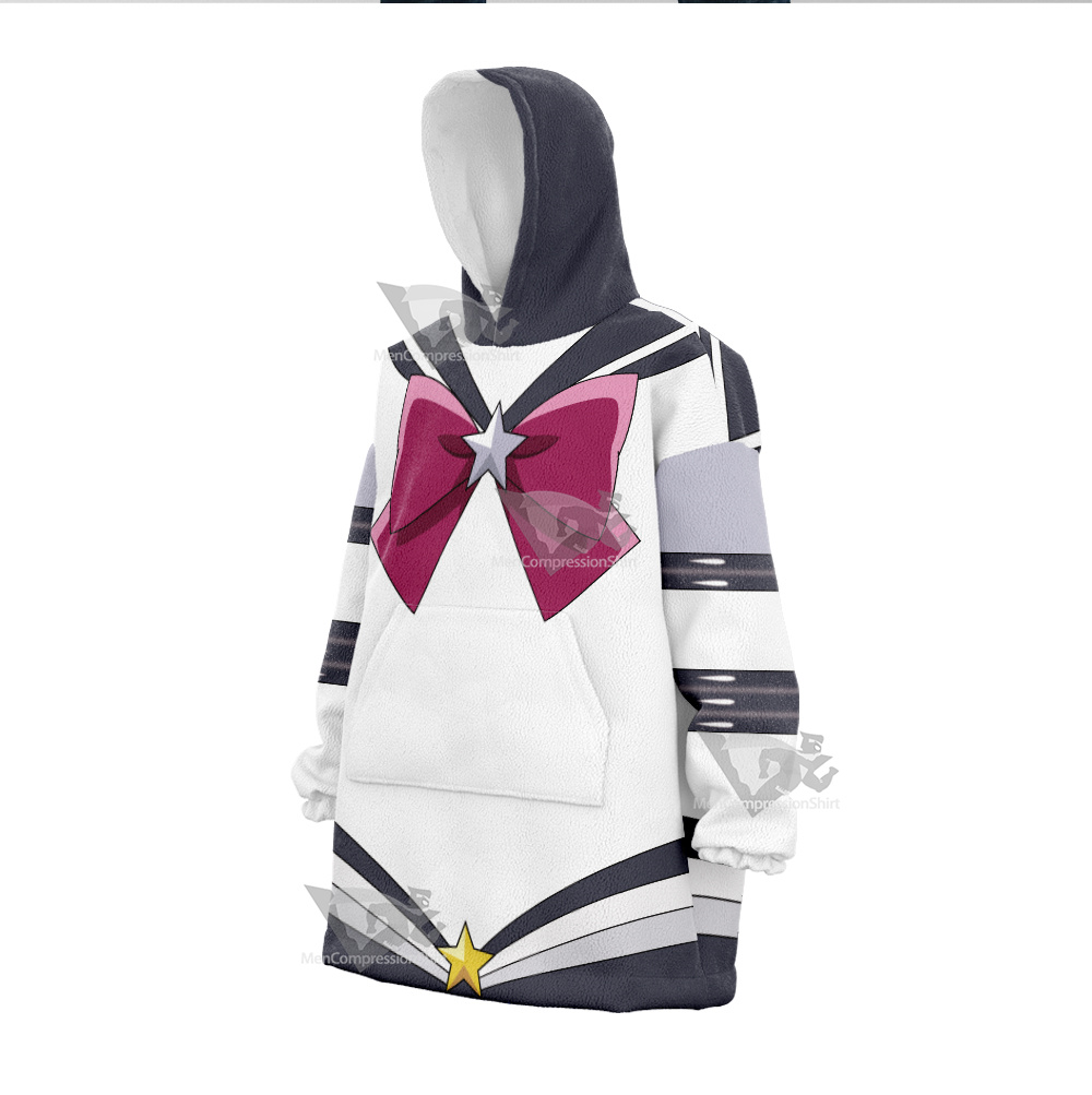 Sailor Moon Eternal 2 Meiou Setsuna Sailor Pluto Snug Oversized Blanket Hoodie