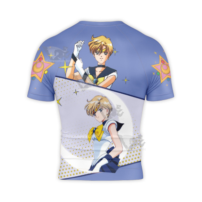 Sailor Moon Sailor Uranus Short Sleeve Compression Shirt