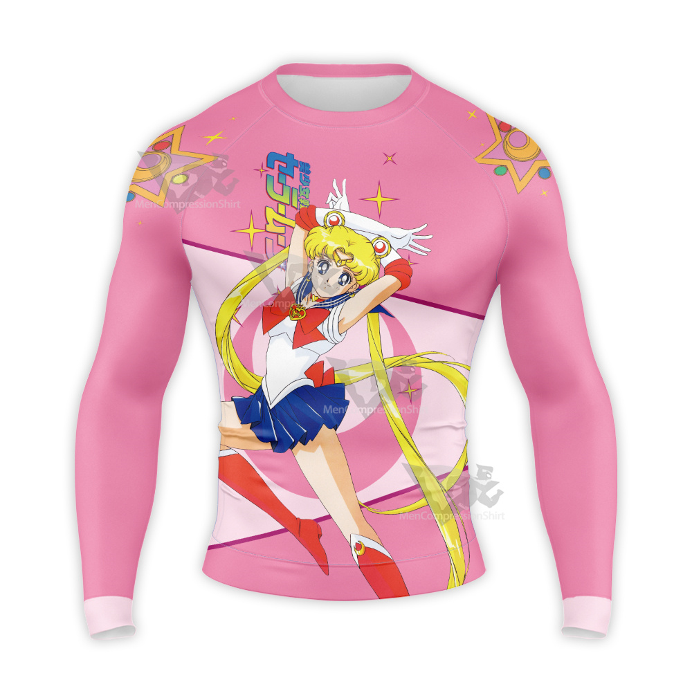 トップス tsukino Sailor Moon Usagi Tsukino Sailor Moon Pink Long Sleeve