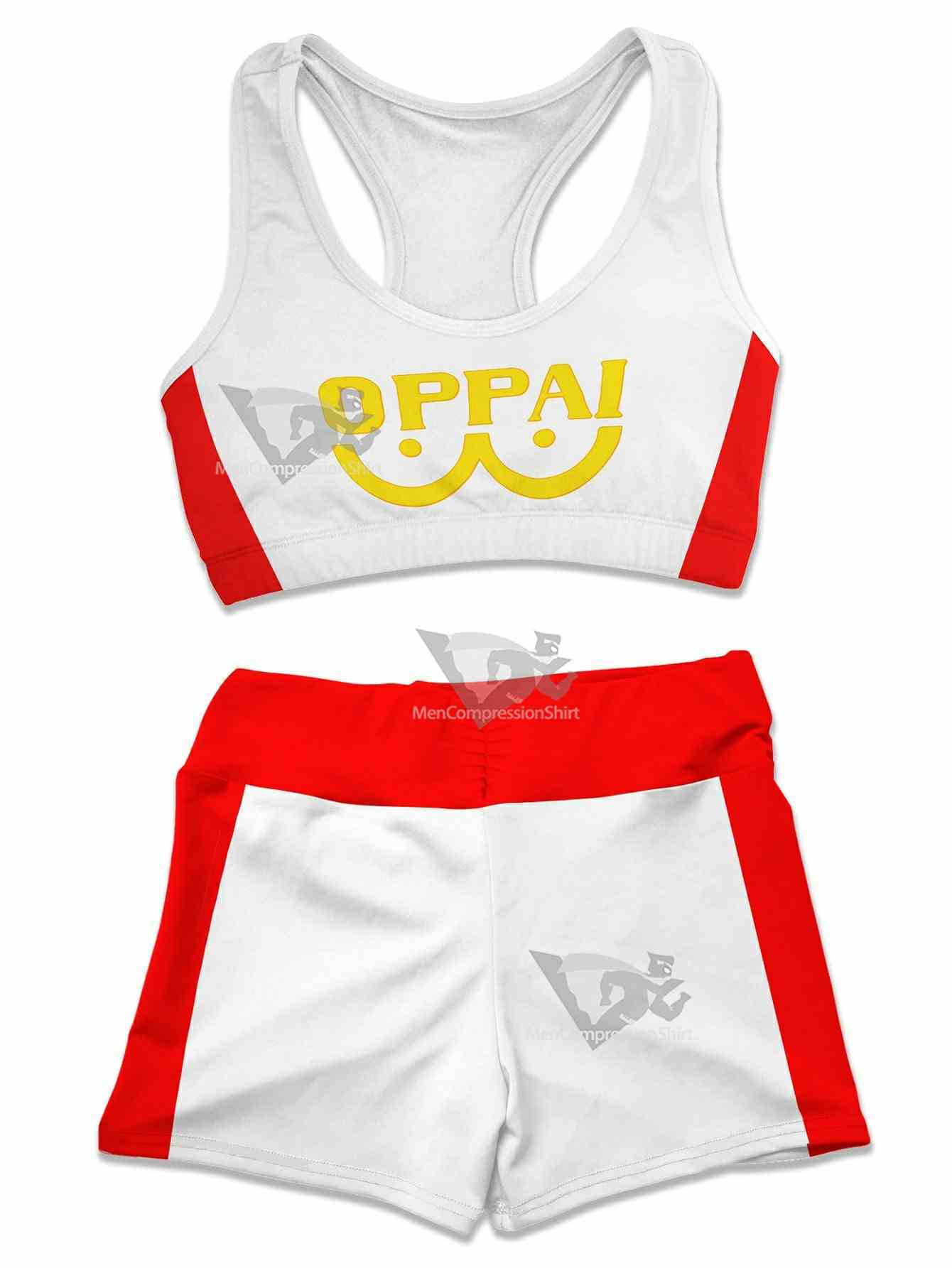 Saitama-Oppai Women Compression Active Wear Set