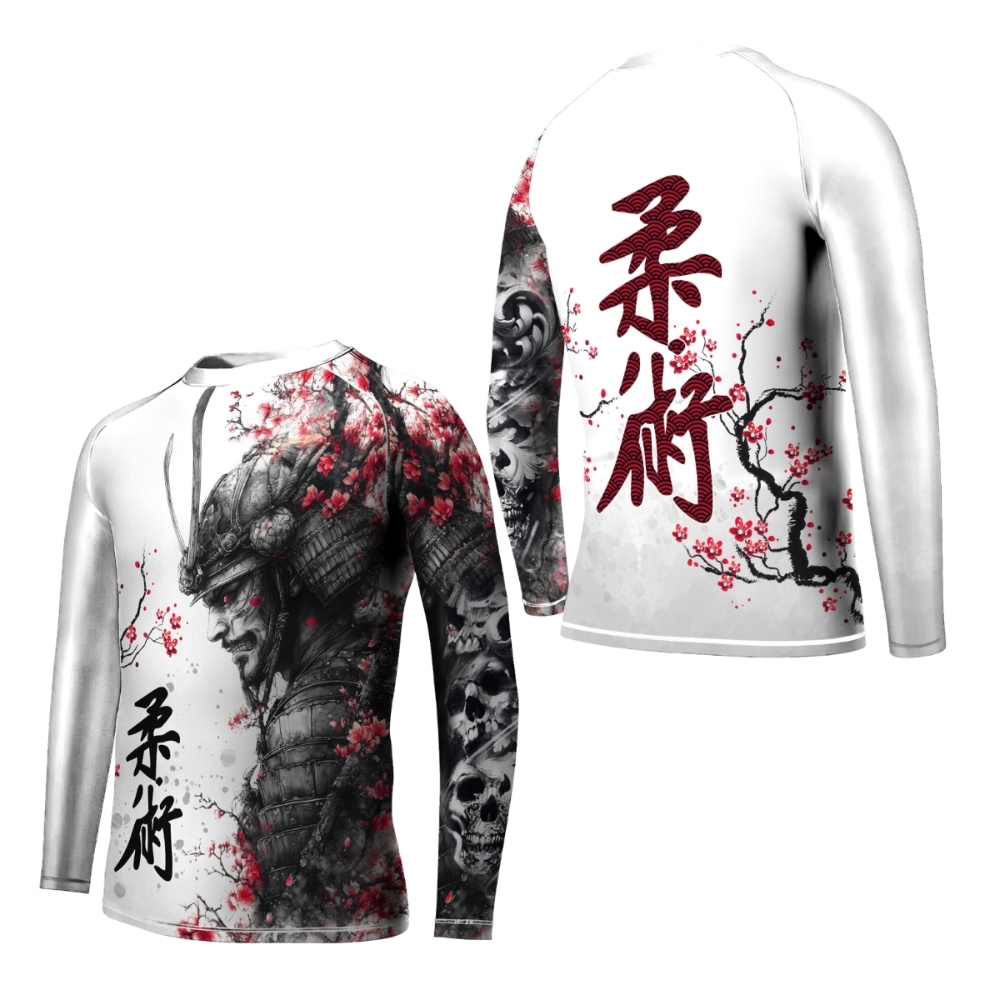 Samurai Jiu Jitsu Kids Long Sleeve Compression Shirt