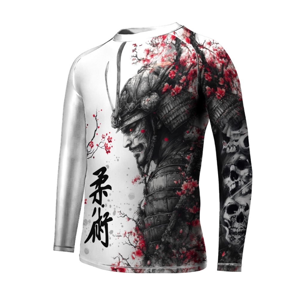 Samurai Jiu Jitsu Kids Long Sleeve Compression Shirt