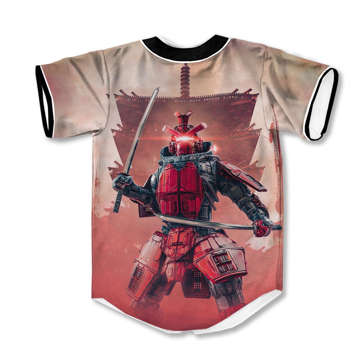 Samurai Robot 3d Print Full Size Baseball Jerseys
