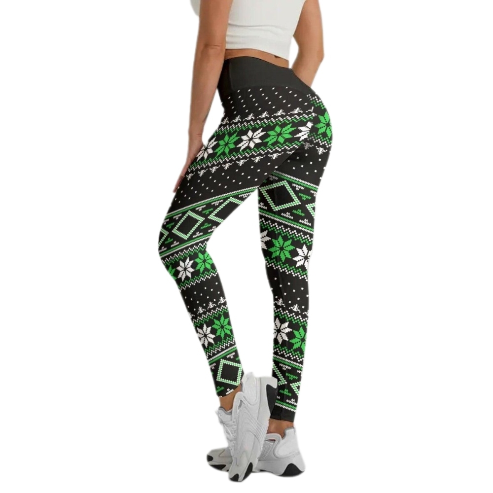 Santa Christmas Women Compression Legging