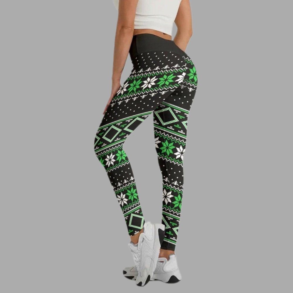Santa Christmas Women Compression Legging