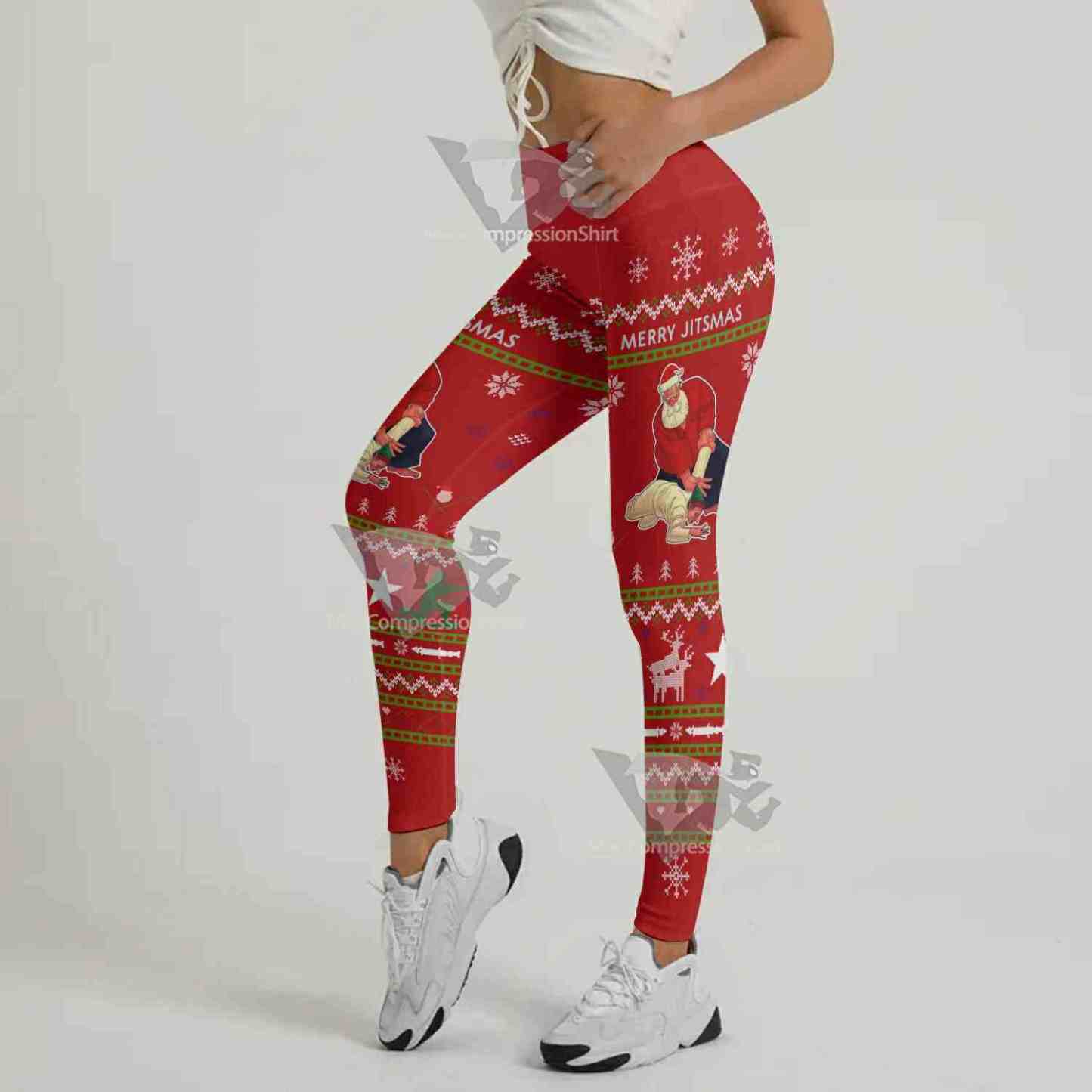 Santa Merry Jitsmas Leggings