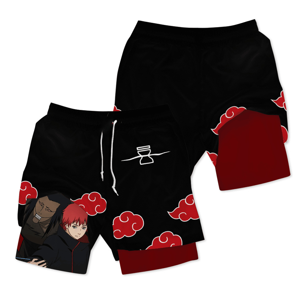 Sasori Anime Compression Gym Shorts