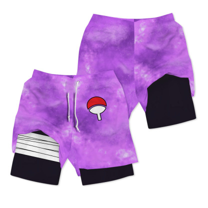 Sasuke Susanoo Anime Compression Gym Shorts