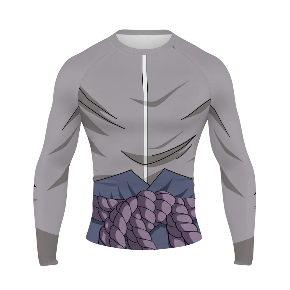 Sasuke Uchiha Men Long Sleeve Compression Shirt