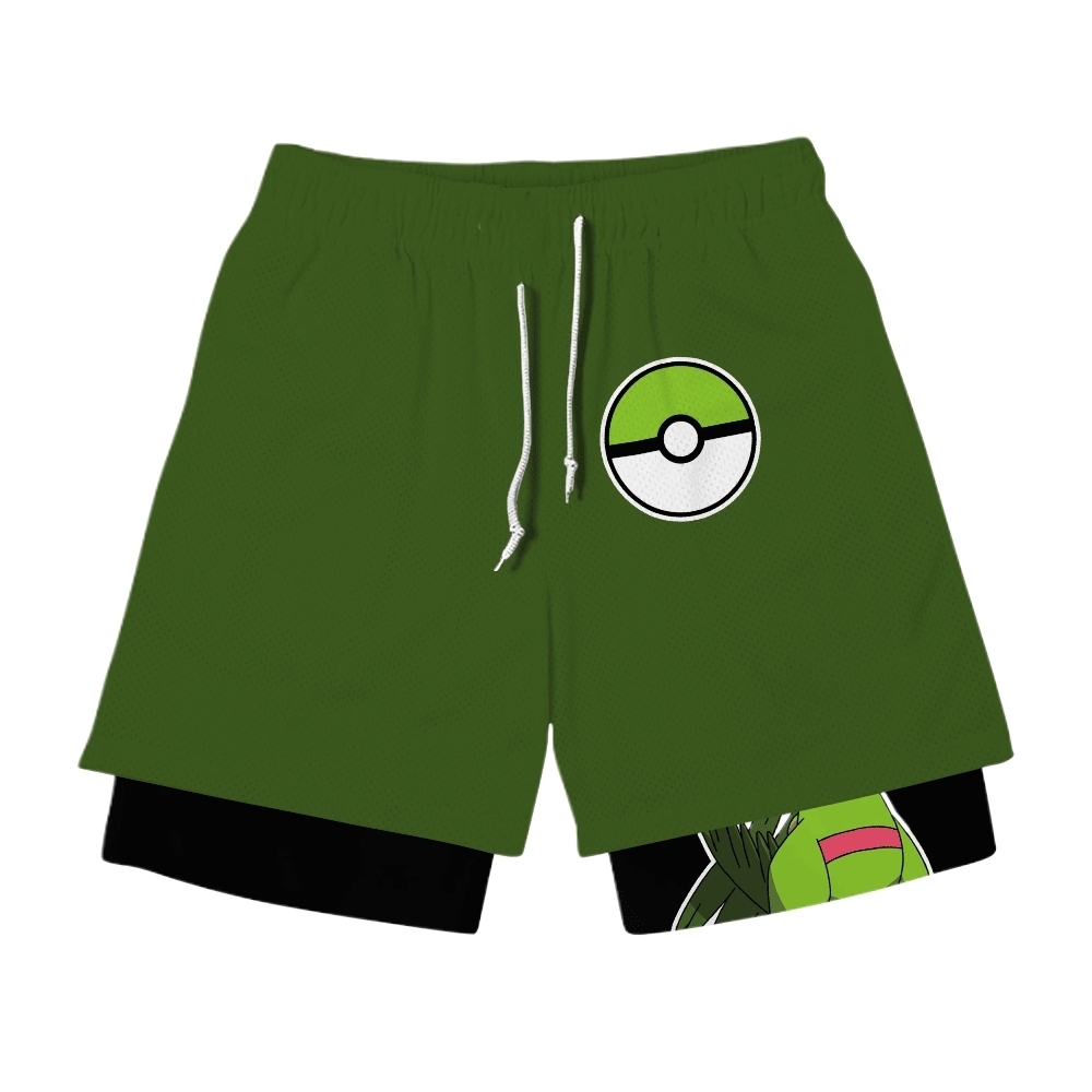 Sceptile Anime Compression Gym Shorts