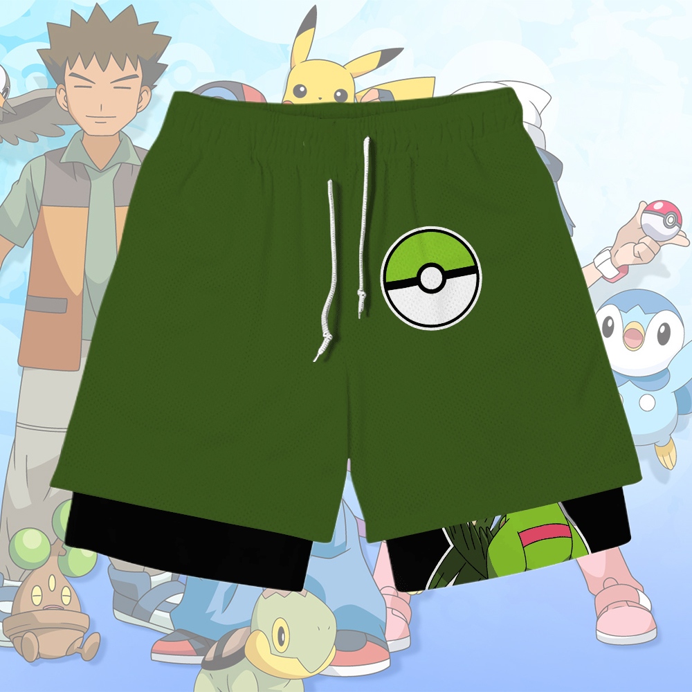 Sceptile Anime Compression Gym Shorts