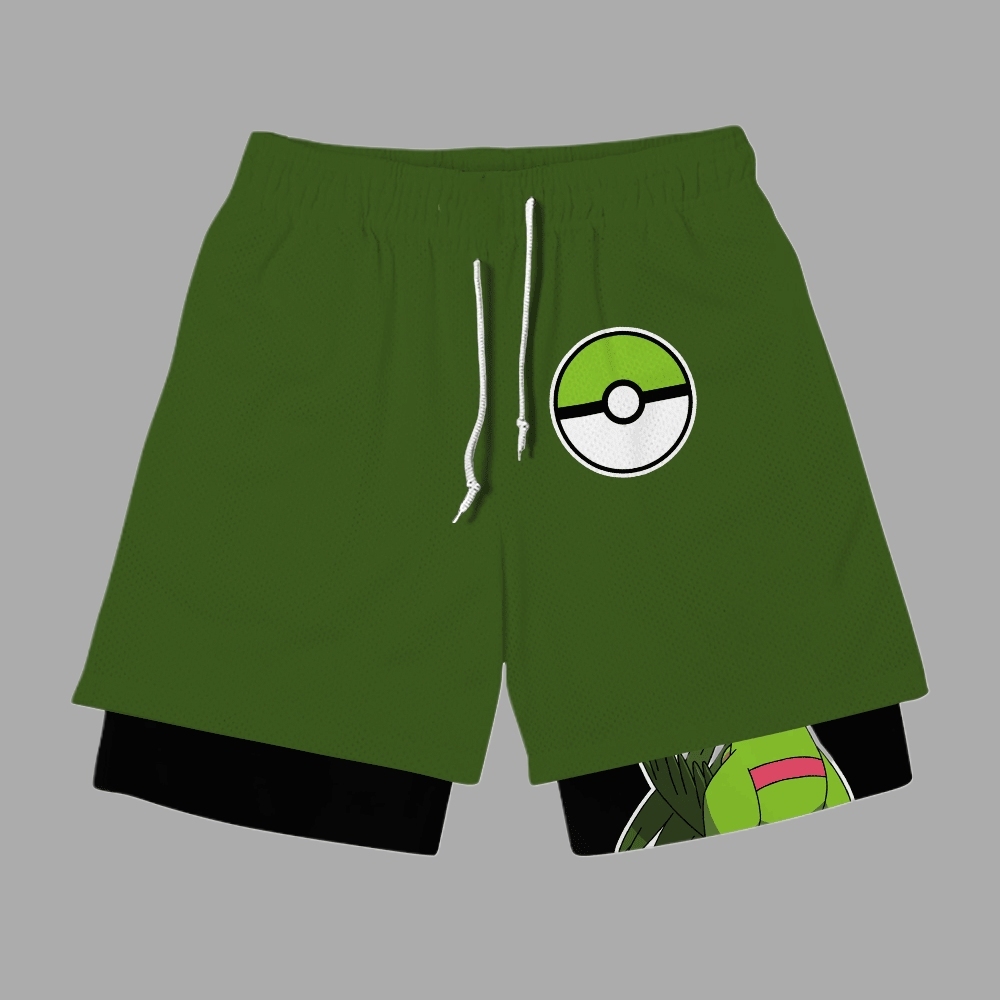 Sceptile Anime Compression Gym Shorts