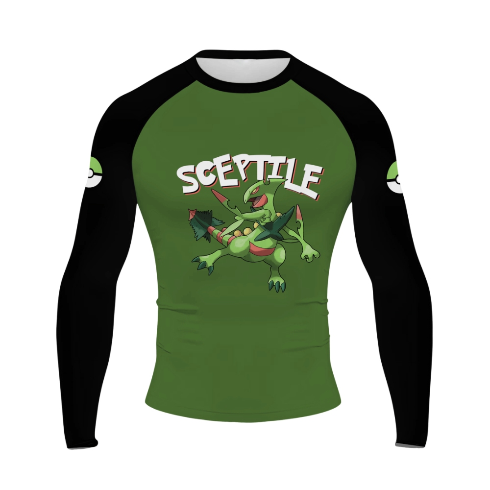 Sceptile Men Long Sleeve Compression Shirt