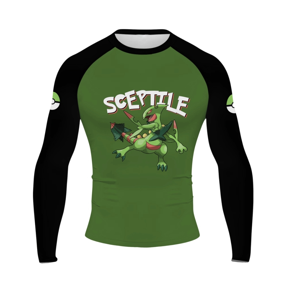 Sceptile Men Long Sleeve Compression Shirt