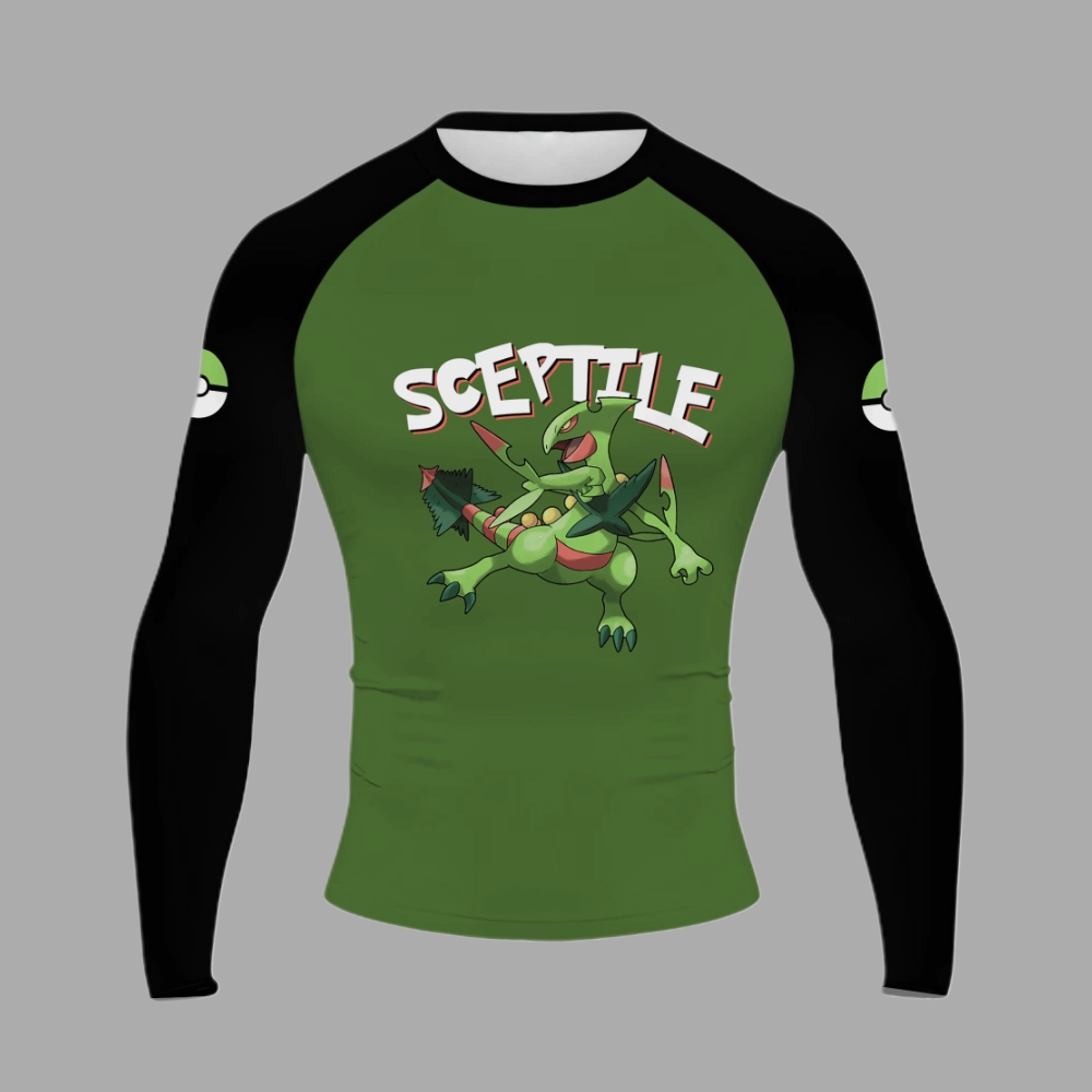 Sceptile Men Long Sleeve Compression Shirt