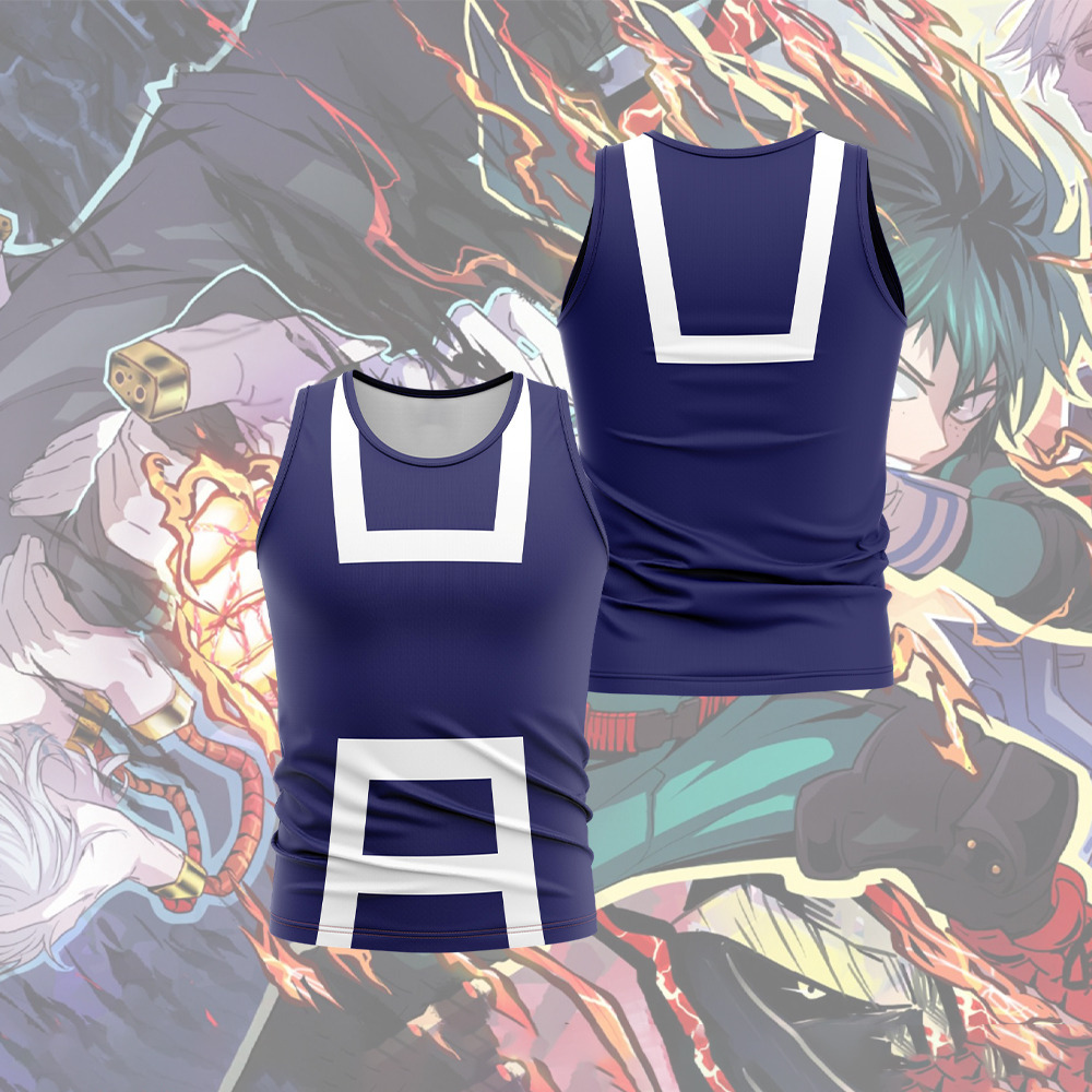 School Uniform My Hero Academia Sleeveless Compression Shirt