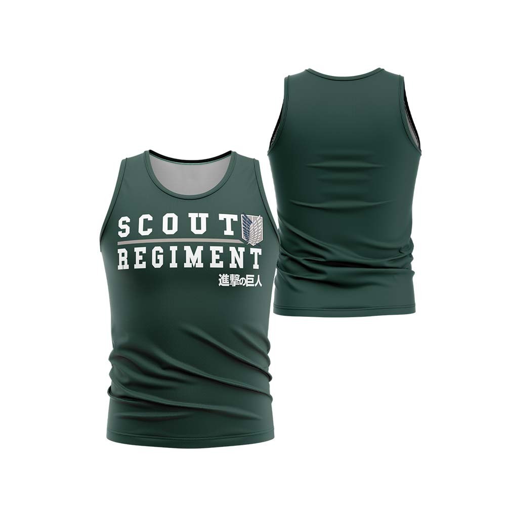 Scouting Regiment Attack On Titan Sleeveless Compression Shirt