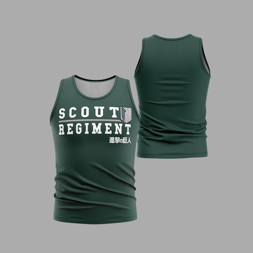 Scouting Regiment Attack On Titan Sleeveless Compression Shirt