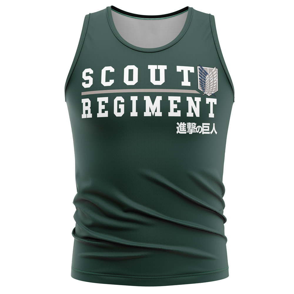 Scouting Regiment Attack On Titan Sleeveless Compression Shirt