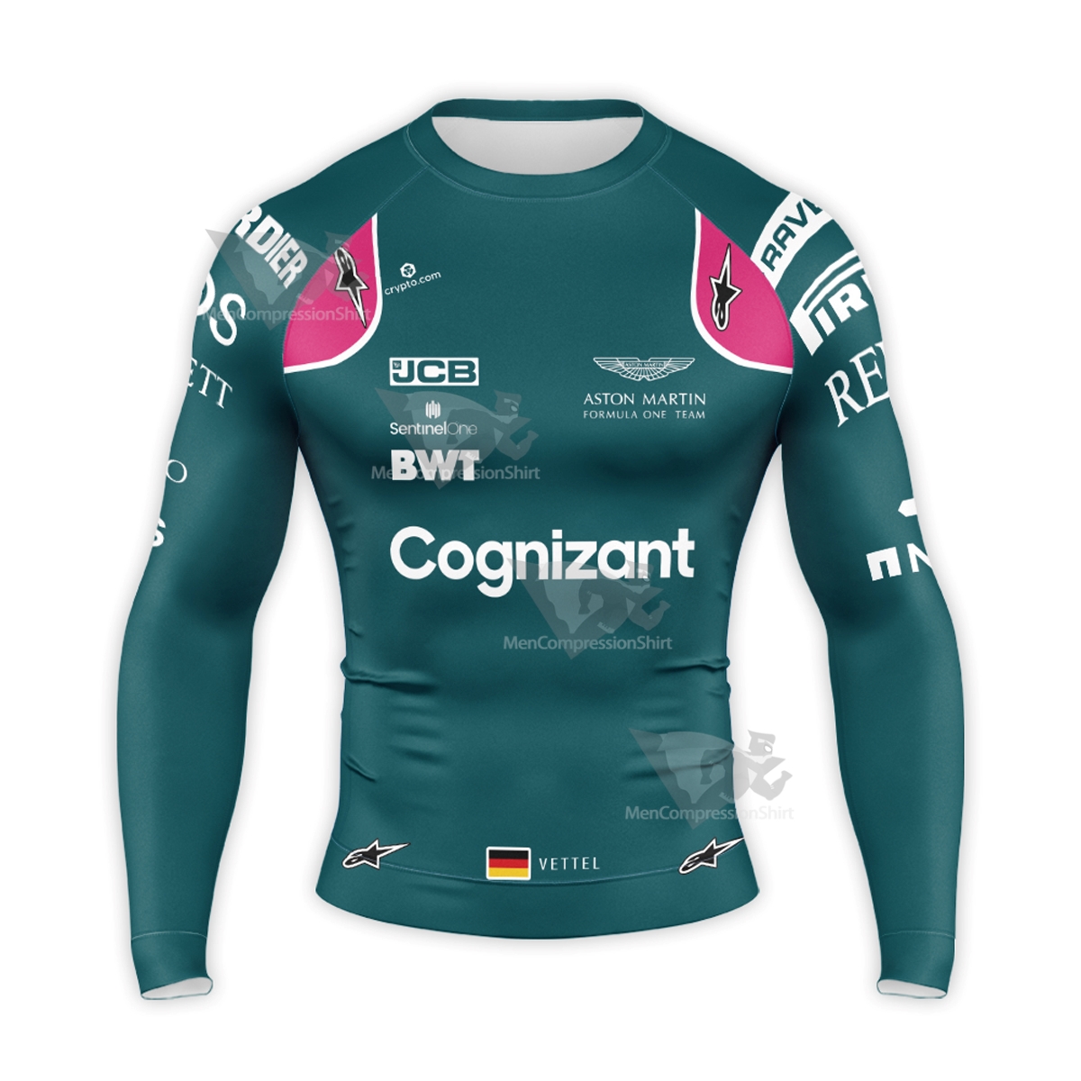 Sebastian Vettel Long Sleeve Compression Shirt