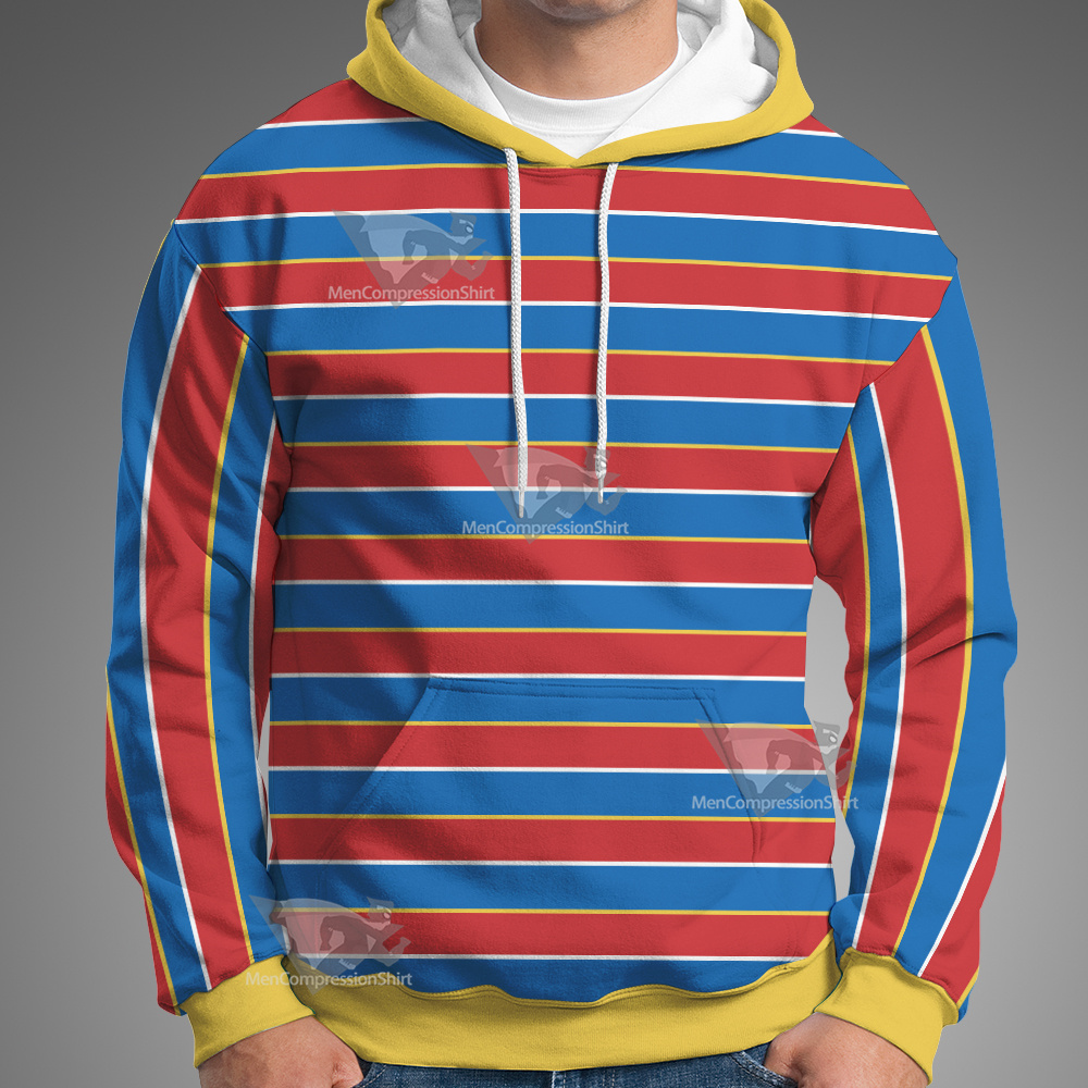 Sesame Street Ernie Line Cosplay Hoodie