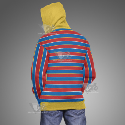Sesame Street Ernie Line Cosplay Hoodie
