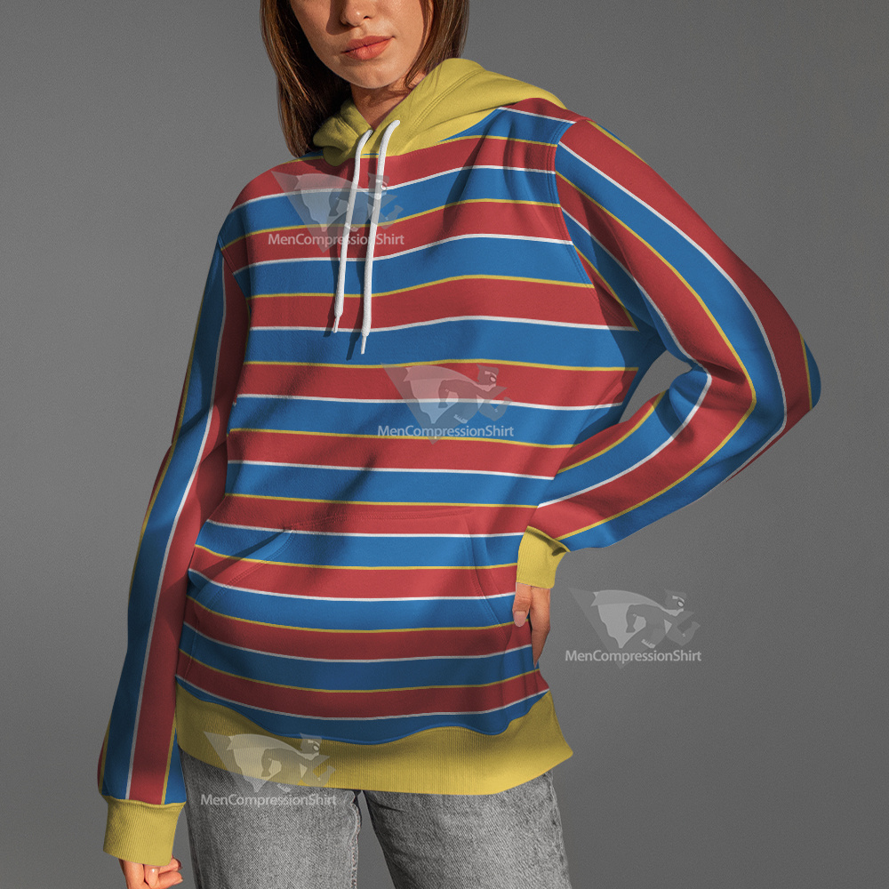 Sesame Street Ernie Line Cosplay Hoodie