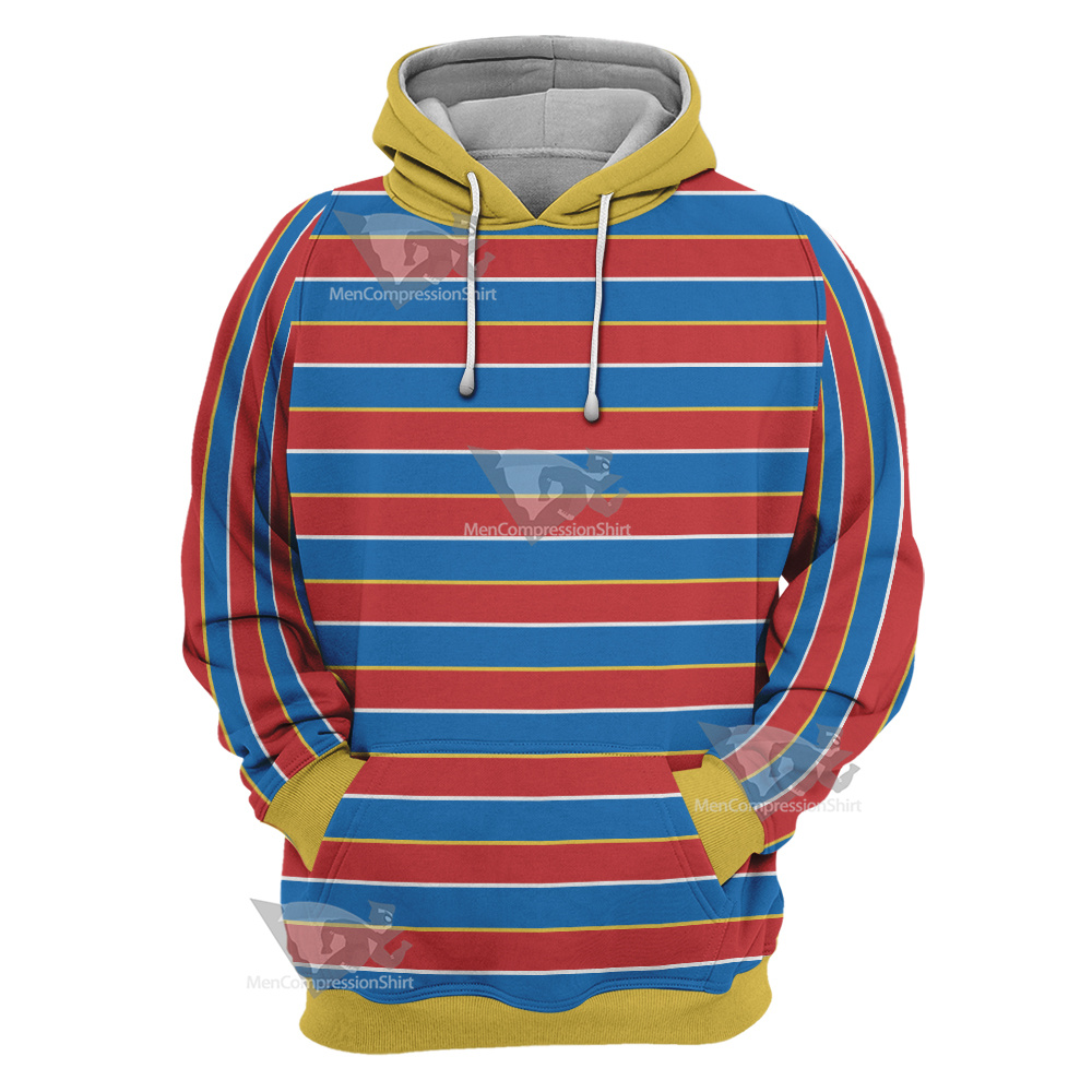 Sesame Street Ernie Line Cosplay Hoodie