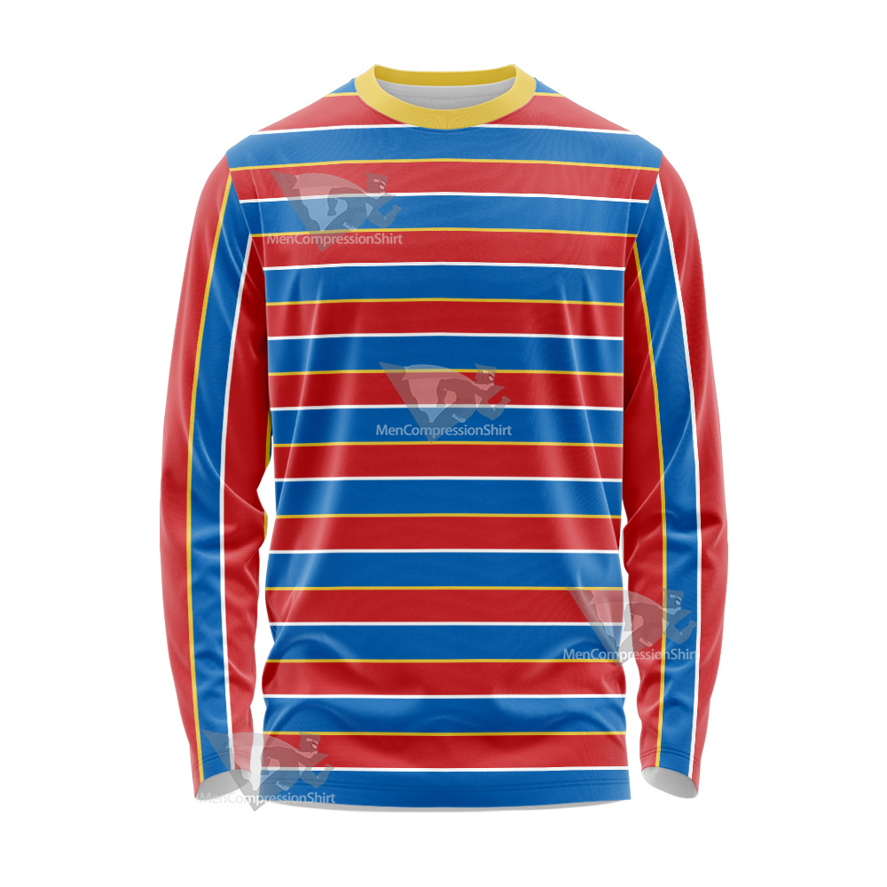 Sesame Street Ernie Line Cosplay Long Sleeve Shirt