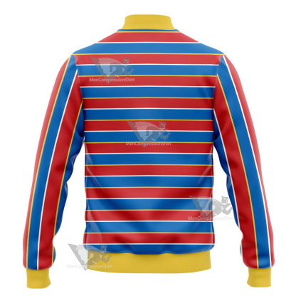 Sesame Street Ernie Line Cosplay Varsity Jacket