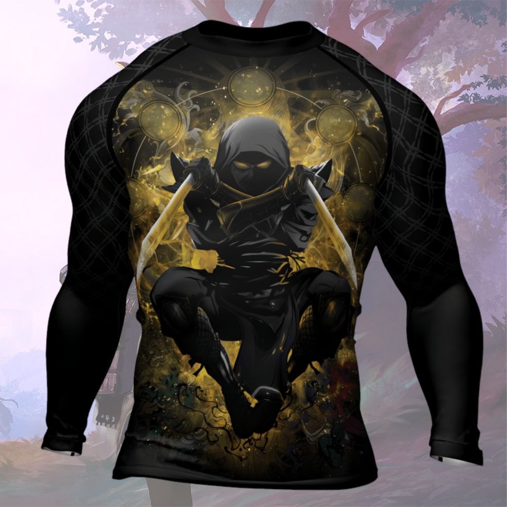 Shadow Warrior Mens Long Sleeve Compression Shirt