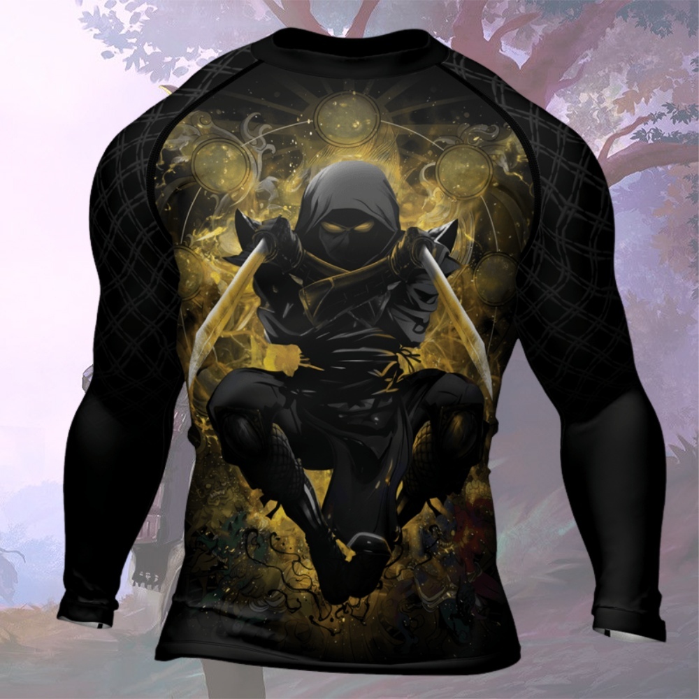 Shadow Warrior Mens Long Sleeve Compression Shirt