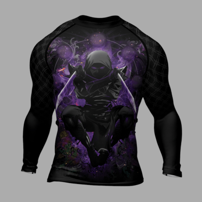 Shadow Warrior Purple Mens Long Sleeve Compression Shirt