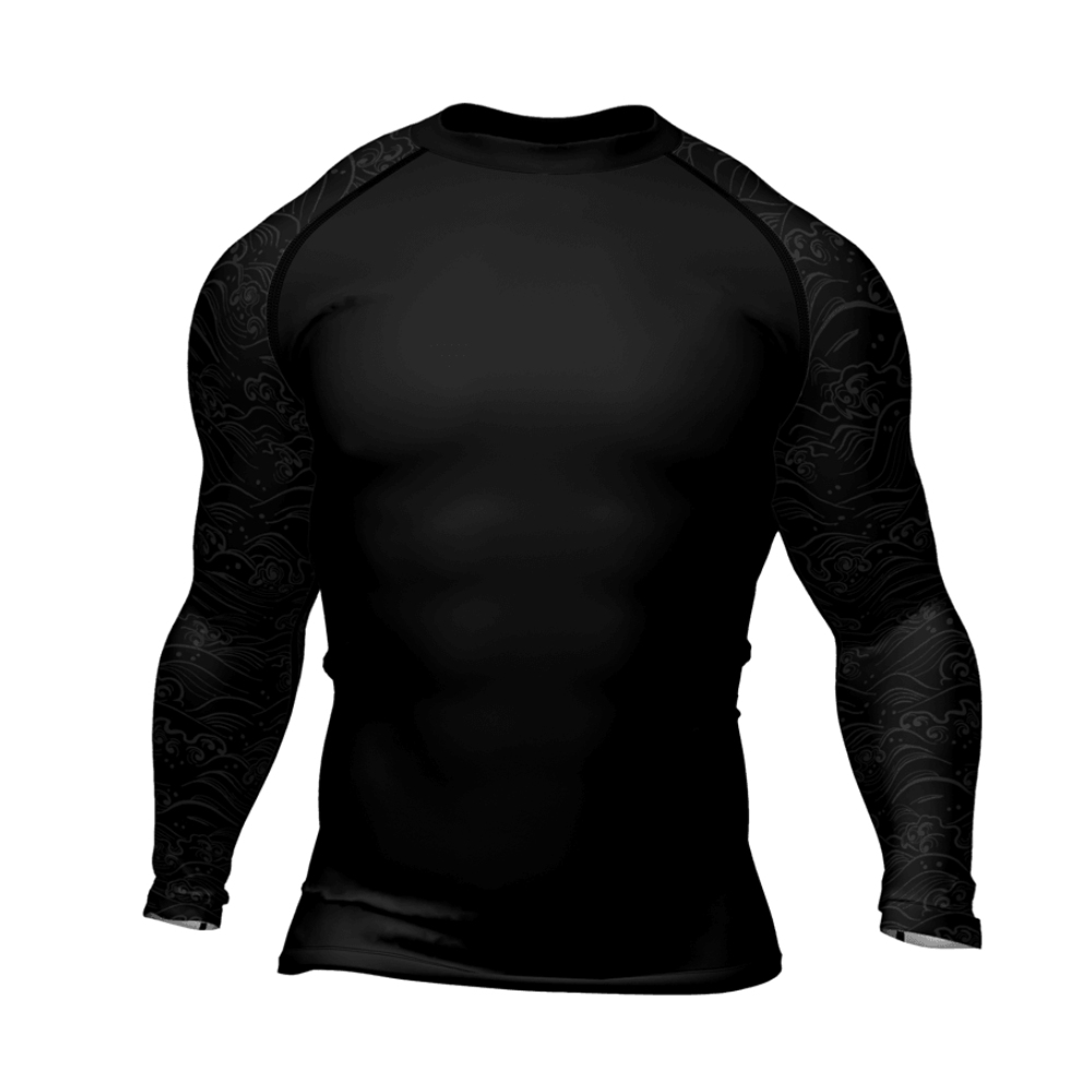 Shadow Warriors Mens Long Sleeve Compression Shirt