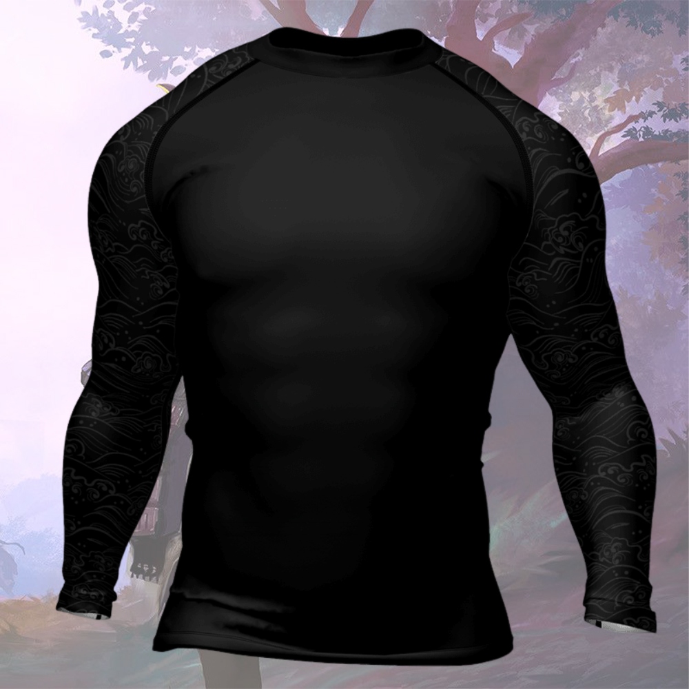 Shadow Warriors Mens Long Sleeve Compression Shirt