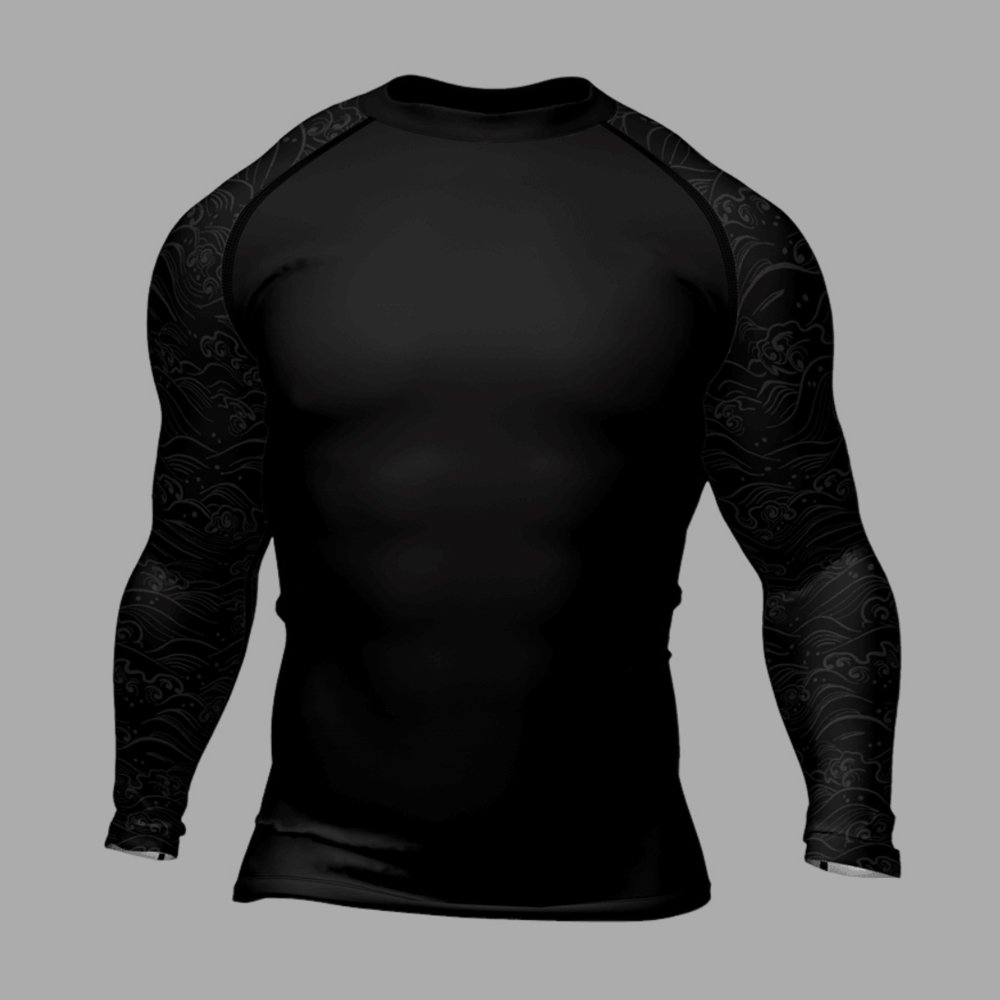 Shadow Warriors Mens Long Sleeve Compression Shirt