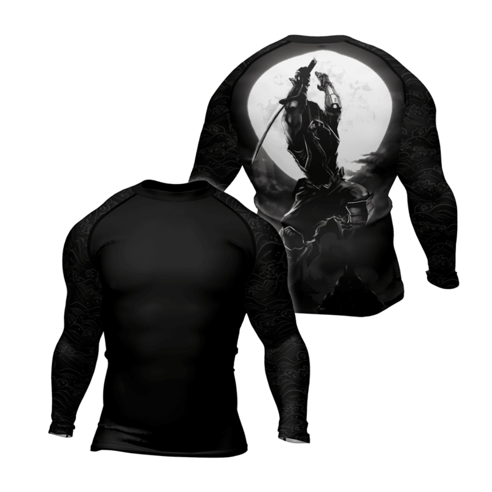 Shadow Warriors Mens Long Sleeve Compression Shirt